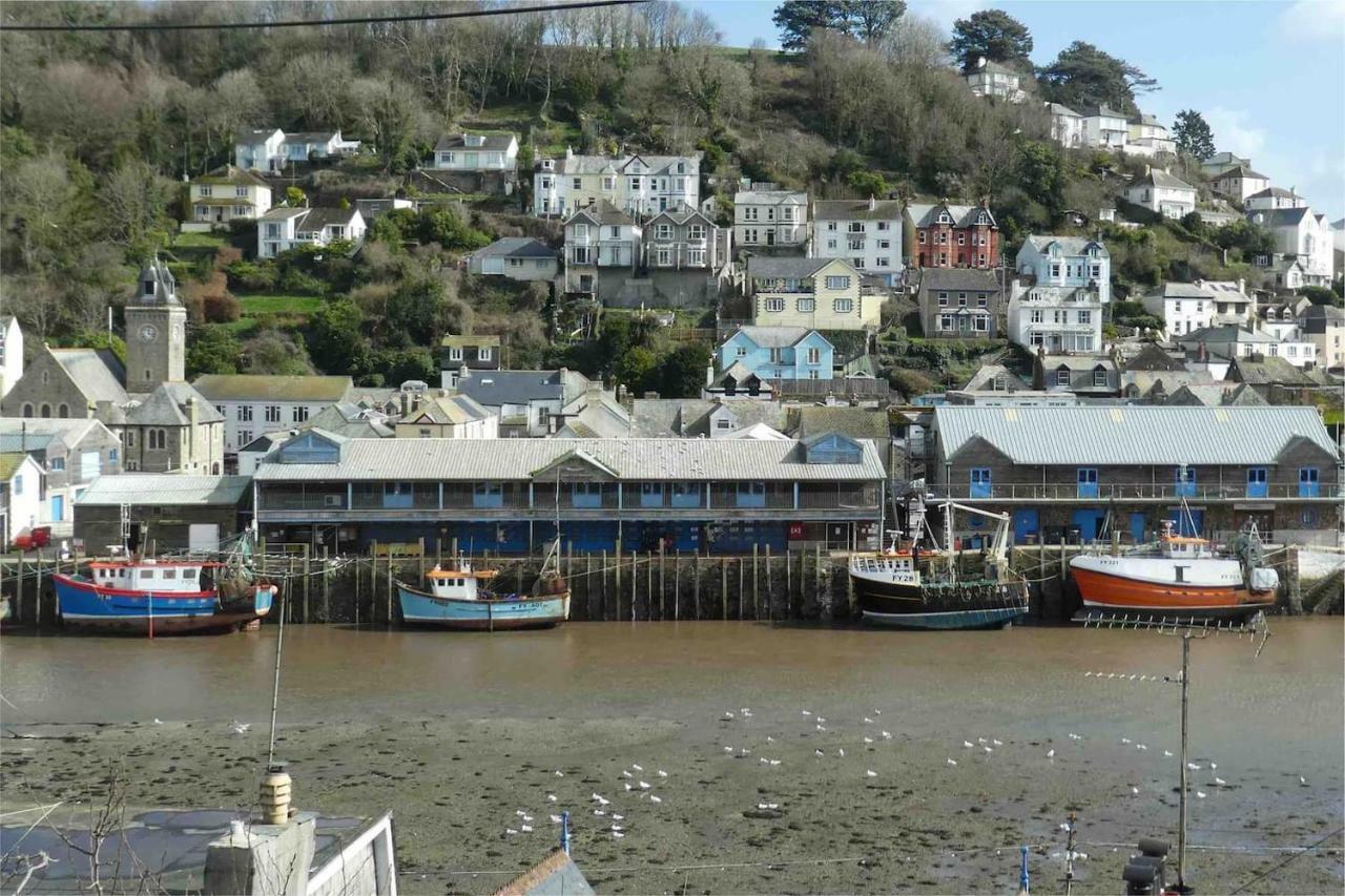 Lanescot, Harbour View With Terrace Looe
